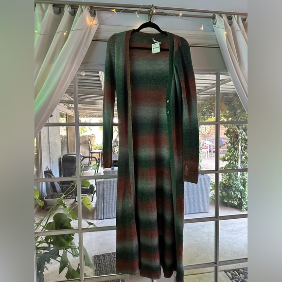 Free People Esme Knit Cardigan, retro-inspired knit, button-front, SZ SM - Picture 6 of 8